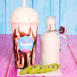 Fresh kiwi milkshake Fresh kiwi milkshake
