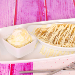 White chocolate cookie dough White chocolate cookie dough